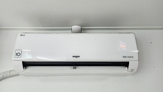 송파구 벽제고분로 현대아파트 2in1 에어컨 청소 현장